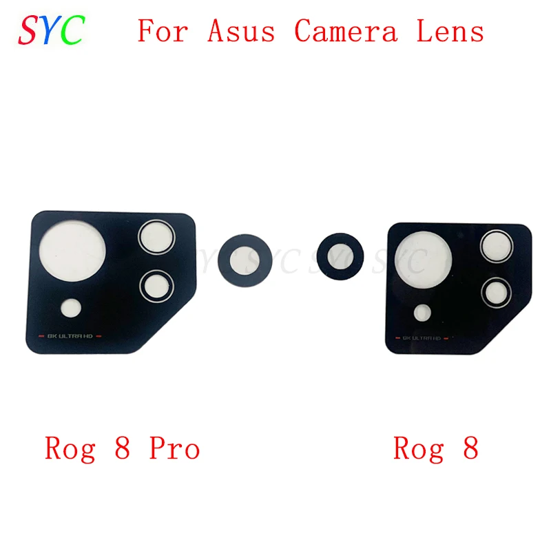 

Original Rear Back Camera Lens Glass For Asus ROG Phone 8 Pro Camera Glass Lens Repair Parts