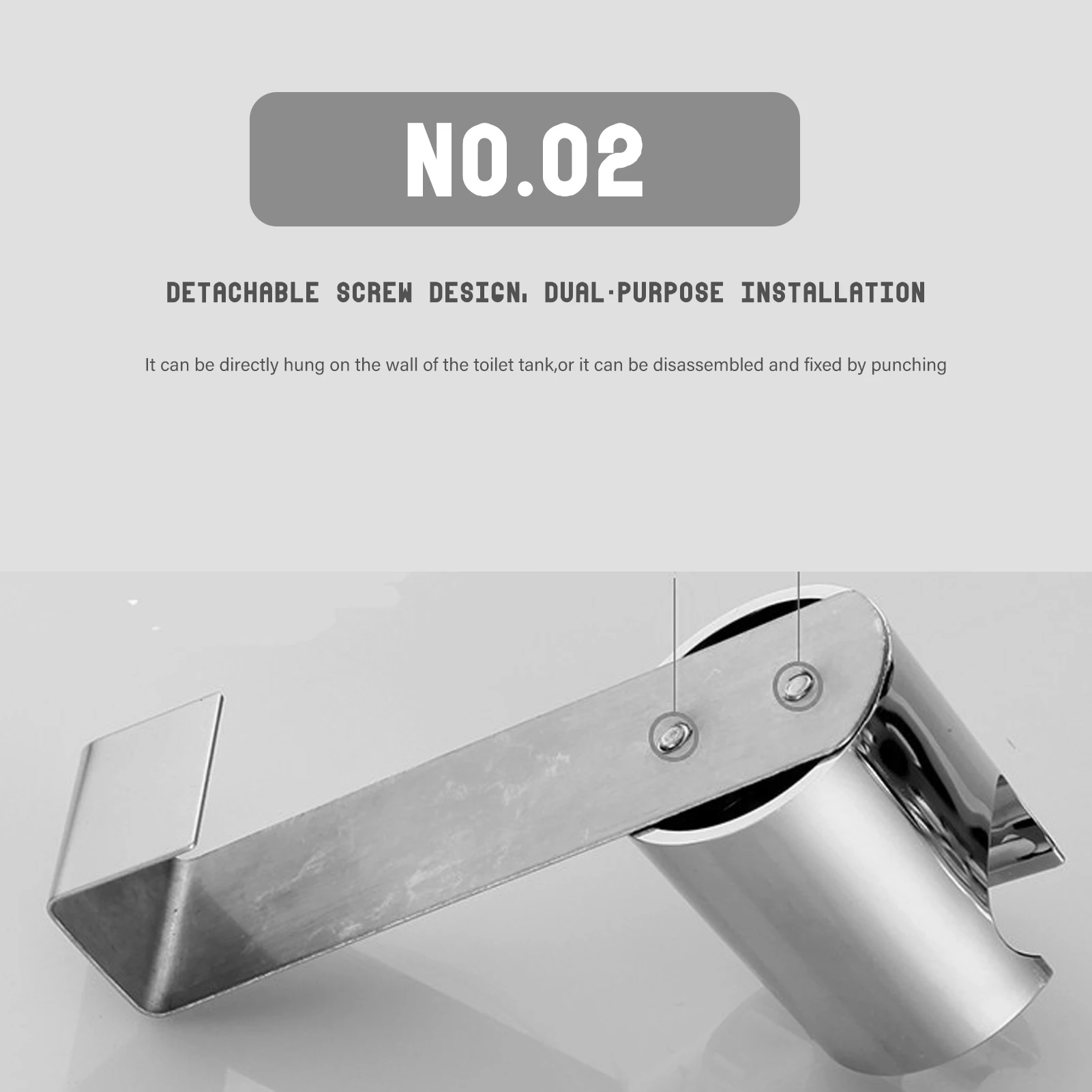 Toilet Handheld Bidet Holder Quick and Easy Installation for Toilet Baby Cloth Diaper Sprayer