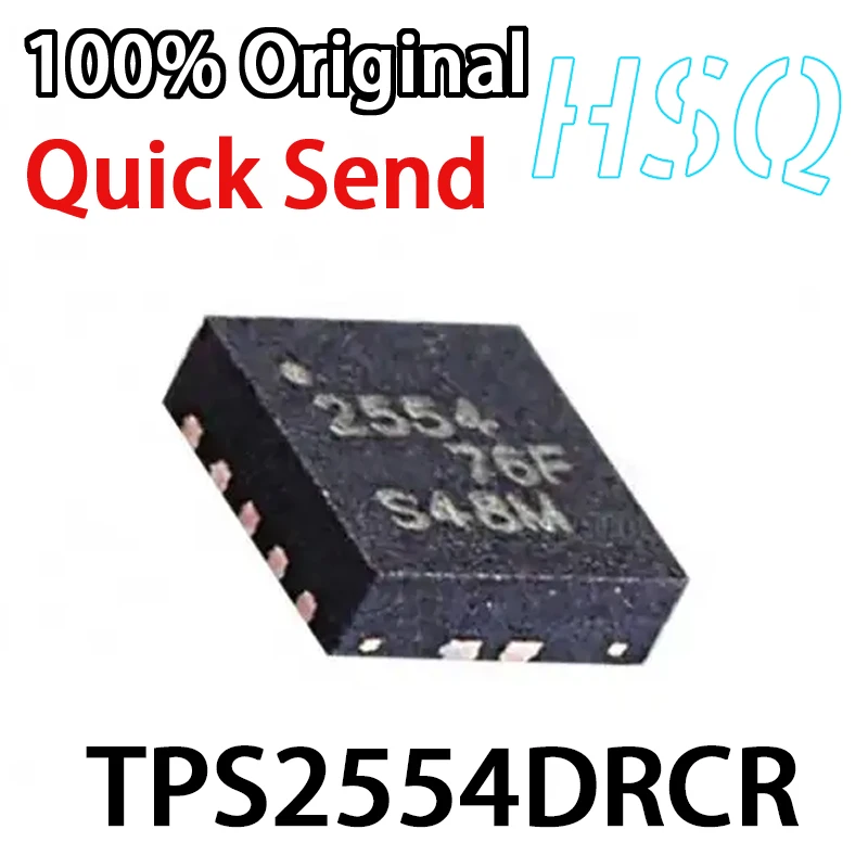 

1PCS TPS2554DRCR Screen Printing 2554 TPS2554 Packaging DFN10 Power Electronic Switch Original