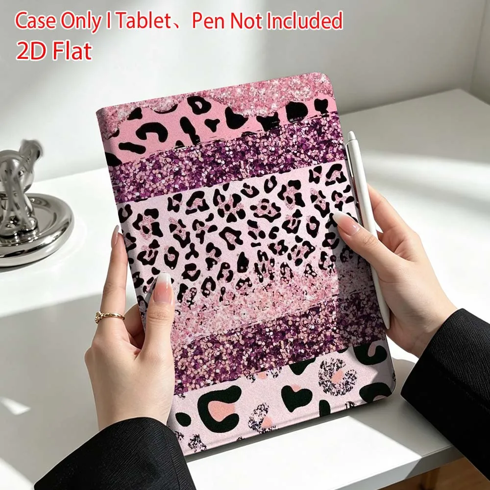 Luxury leopard print For Lenovo Xiaoxin Pad Pro Tab P12 P11 11 13 11.2 inch K11 Plus Pen Tray Tablet Case Soft