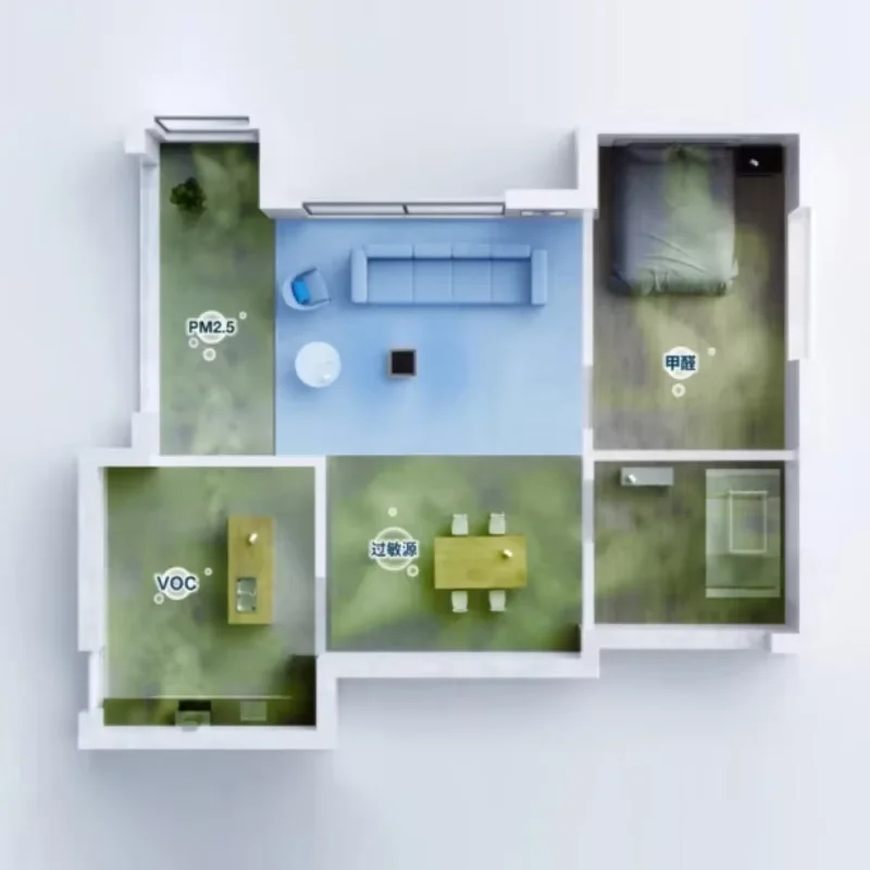 ECOVACS AIRBOT AVA/AVAPRO กําจัดฟอร์มาลดีไฮด์ รุ่นดิจิตอล กําจัดภูมิแพ้ เครื่องฟอกอากาศ