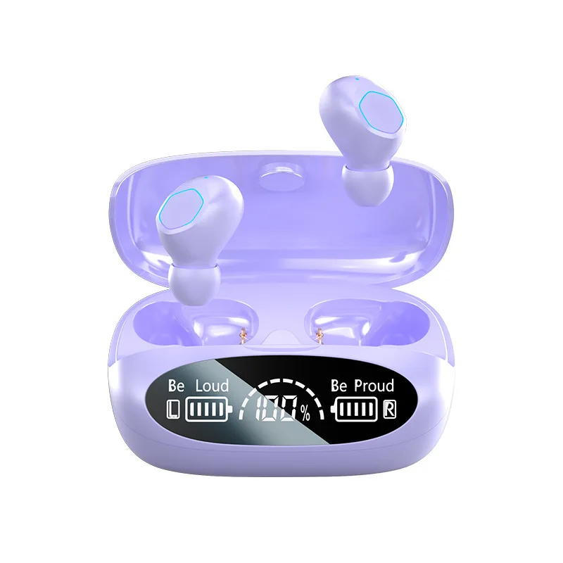 

New bluetooth headset in-ear ultra-long life large power digital display noise-canceling headphones
