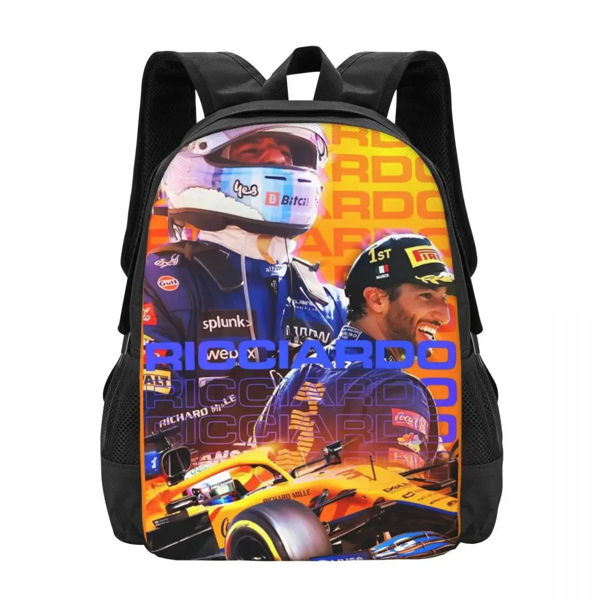 

Daniel Ricciardo 3 Travel Laptop Backpack, Business College School Computer Bag Gift for Men & Women