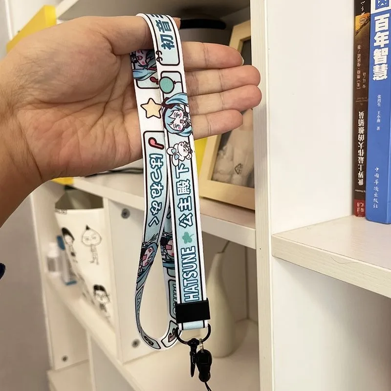 Nouveau lanyard bidimensionnel Hatsune Miku, accessoire de film et de télévision, pour téléphone por