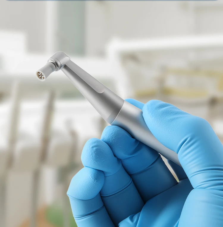 AZDENT Dental 4:1 Prophy Winkelstück mit niedriger Geschwindigkeit und Schraube, Prophy Cup-Bürste, kleiner Kopf, Zahnmedizin-Werkzeug-Instrument – Detail 5