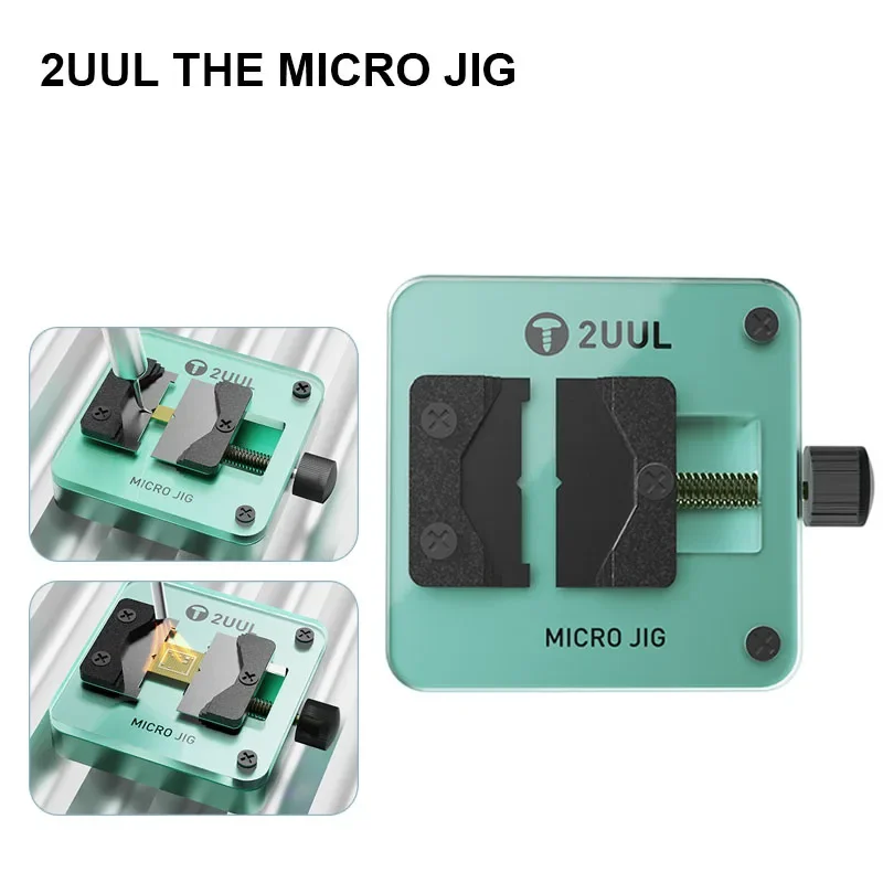 Soporte de Micro plantilla 2UUL, accesorio de Chip Universal para reparación de placa base de teléfono, BGA CPU IC NAND, abrazadera de reparación de pegamento para plantación de limpieza