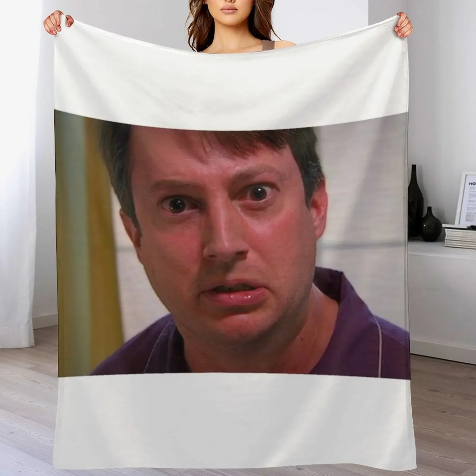 

Peep Show David Mitchell Throw Blanket Durable Warm Blanket for Daily Home Use