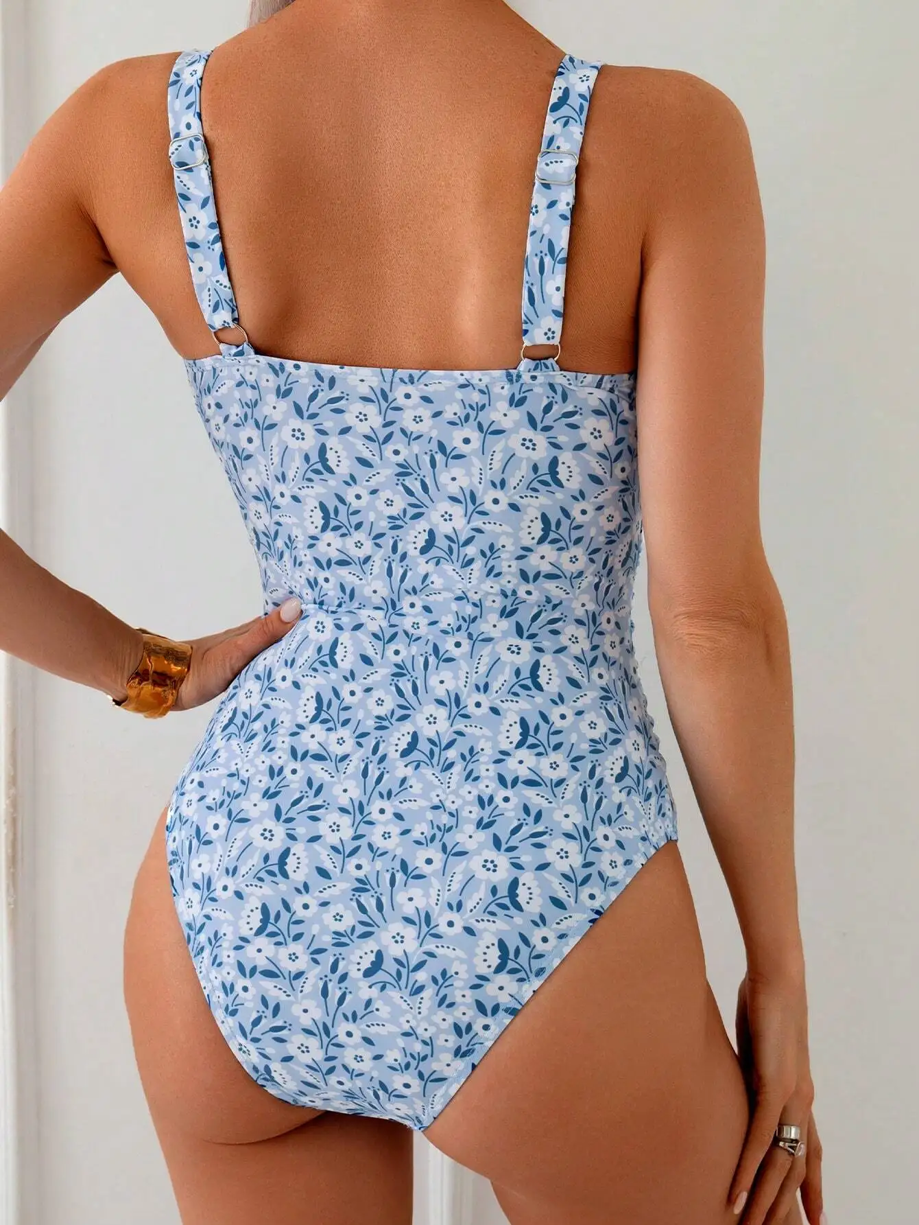 

One Piece Women Floral Swimsuit Summer Beach Holiday Swimwear