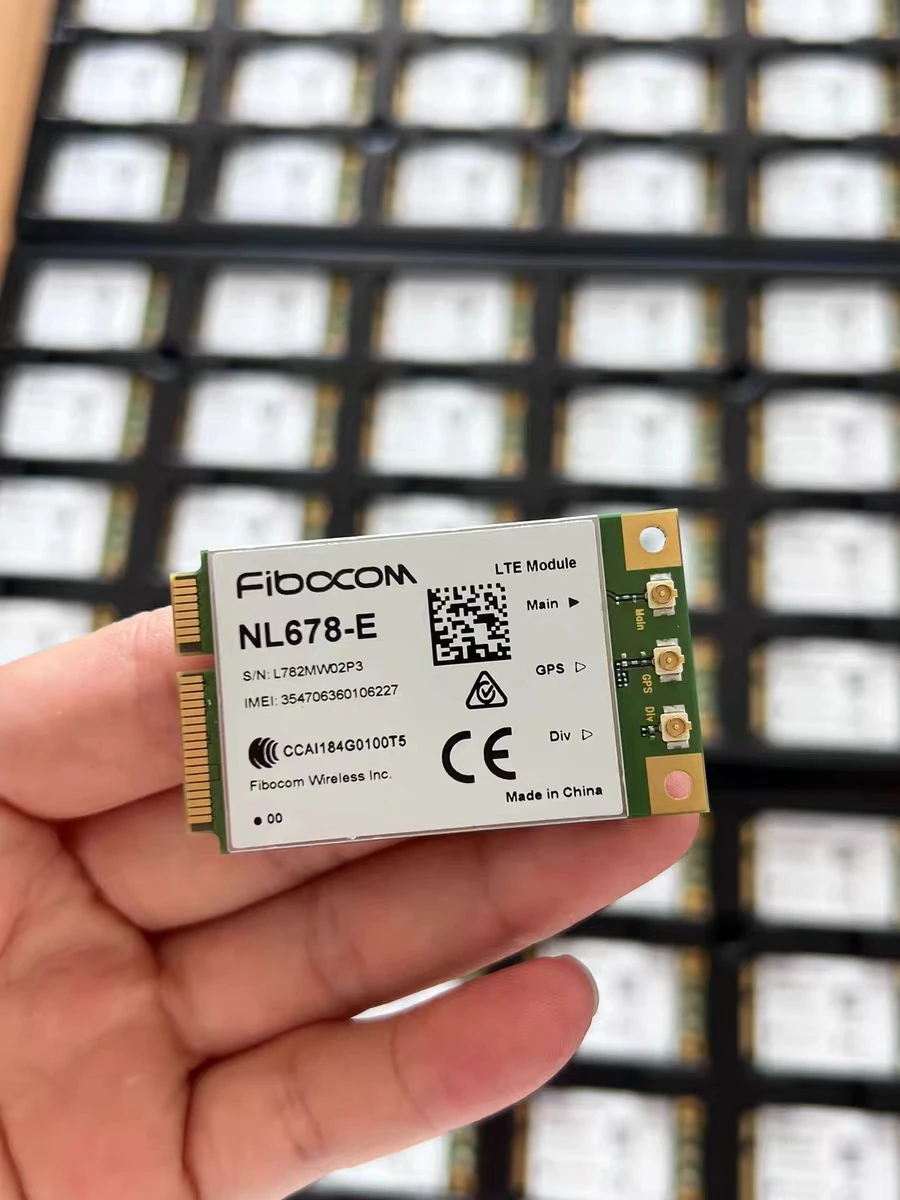 

Б/у модуль Fibocom NL678-E 4G LTE Cat6 mini PCIe для Wi-Fi роутеров, работает в частотных диапазонах B1, B3, B5, B7, B8, B28 (Россия, Европа, Азия)
