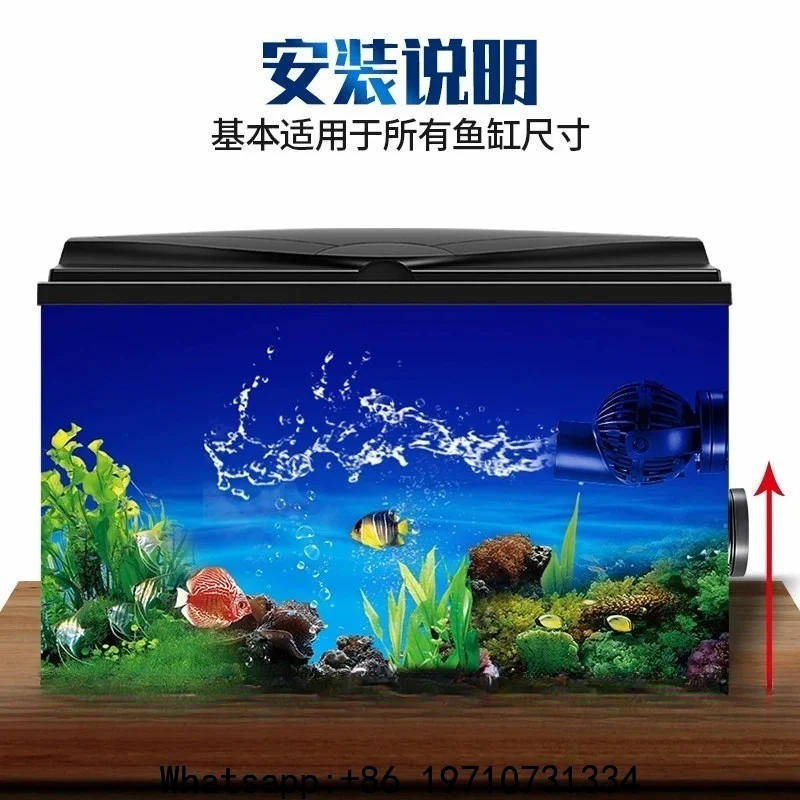 Wave Maker Pump Circulation Pump Adjustable Direction Flow Rate for Marine Coral Reef Aquarium Fish Tank Submersible Pumps