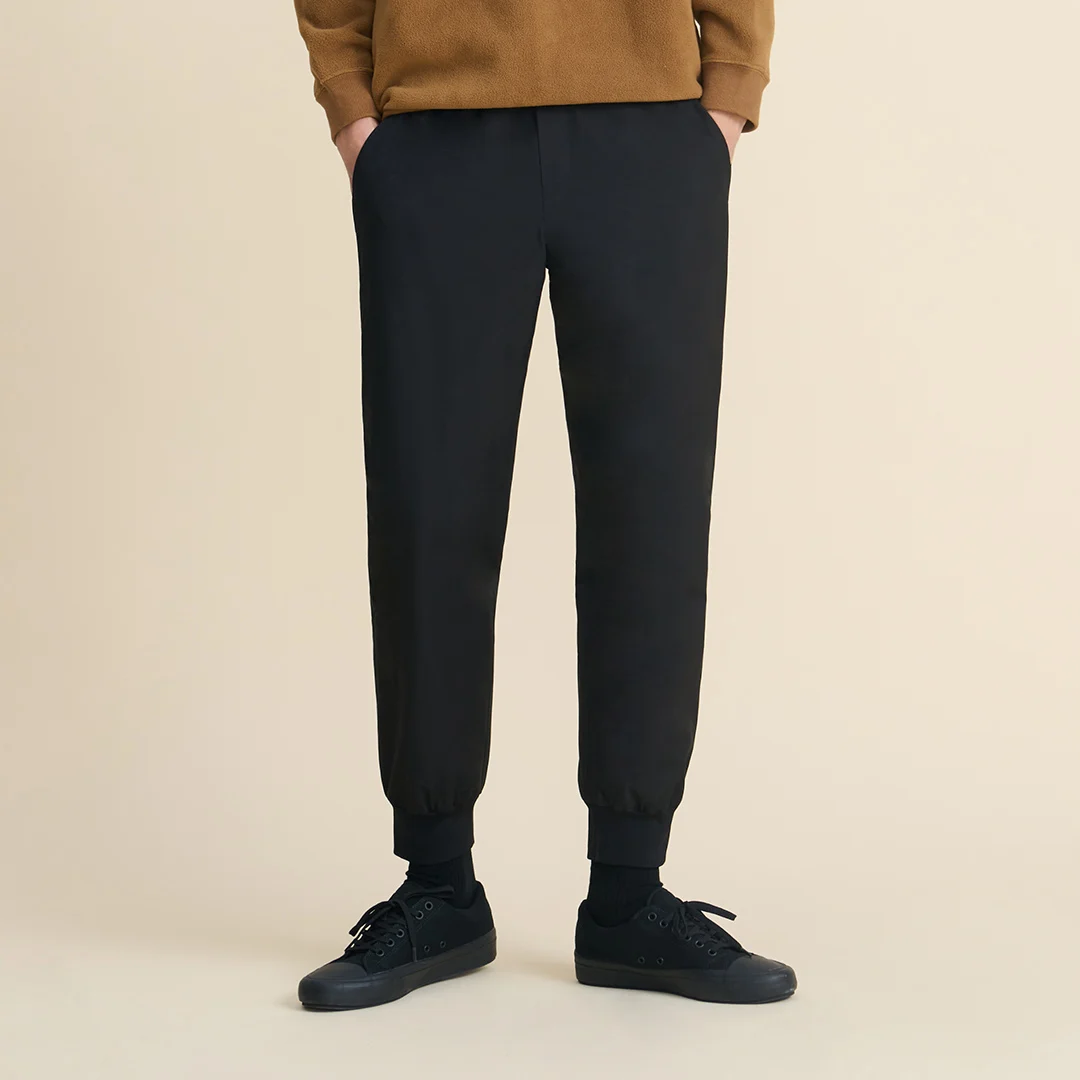 Youpin cottonsmith pato para baixo calças de jogging quentes dos homens moda inverno quente calças casuais moletom calças masculinas dos corredores