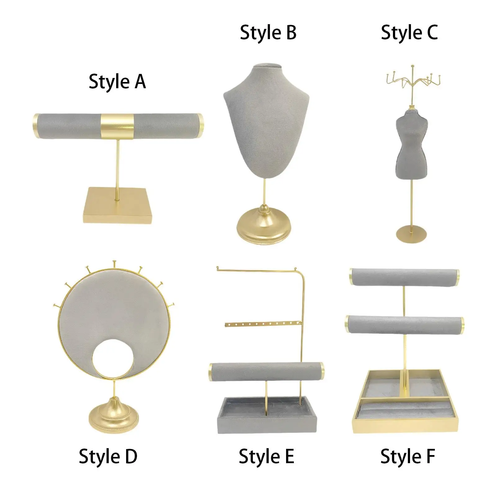 

Jewelry Display Holder for Necklaces and Earrings Organizer for Home Use