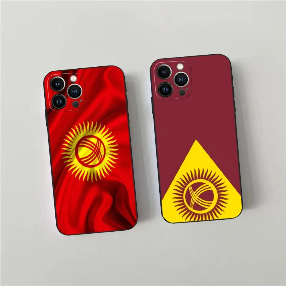 N-National F-Flag Of K-KyrgyzstanES Phone Case for iphone 15 14 13 12 11 Mini Pro Max Plus Shockproof Back Cover protective case