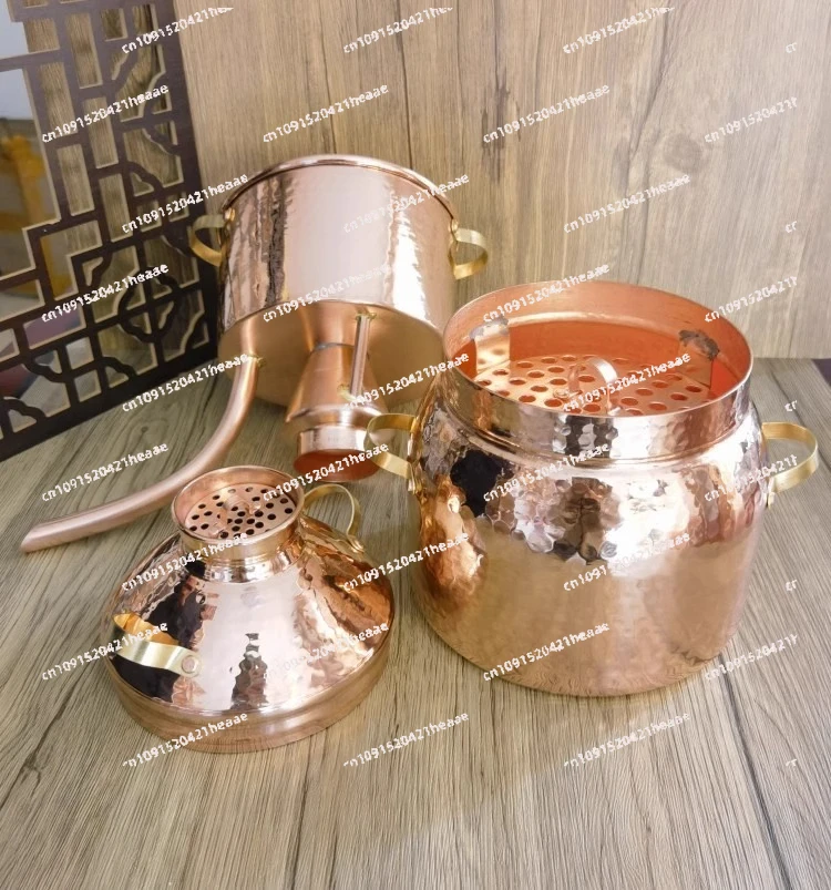 Suitable for distillers small hydrosol distillers  refiners Ancient pure copper distillers purification equipment