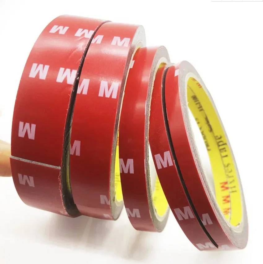 Strong Double Sided Acrylic Foam Tape 300cm, High Temperature Resistant, Multi-Use for Car/Home/Interior Fixing