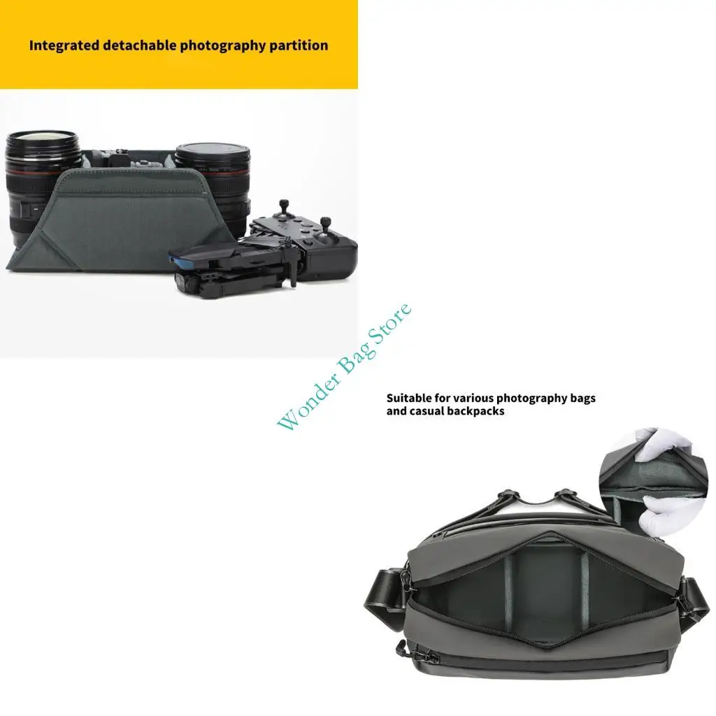 

H3CB Shockproof Removable Padding Camera Bag Layout Protective Case