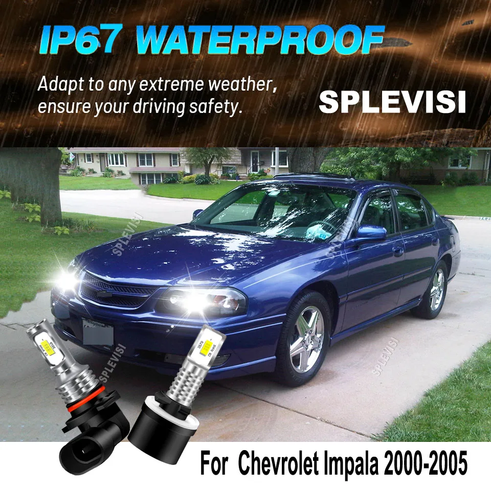 

Car CSP LED Bulbs High Low Beam Fog Lamp Spec Construction Vibration Proof For Chevrolet Impala 2000 2001 2002 2003 2004 2005