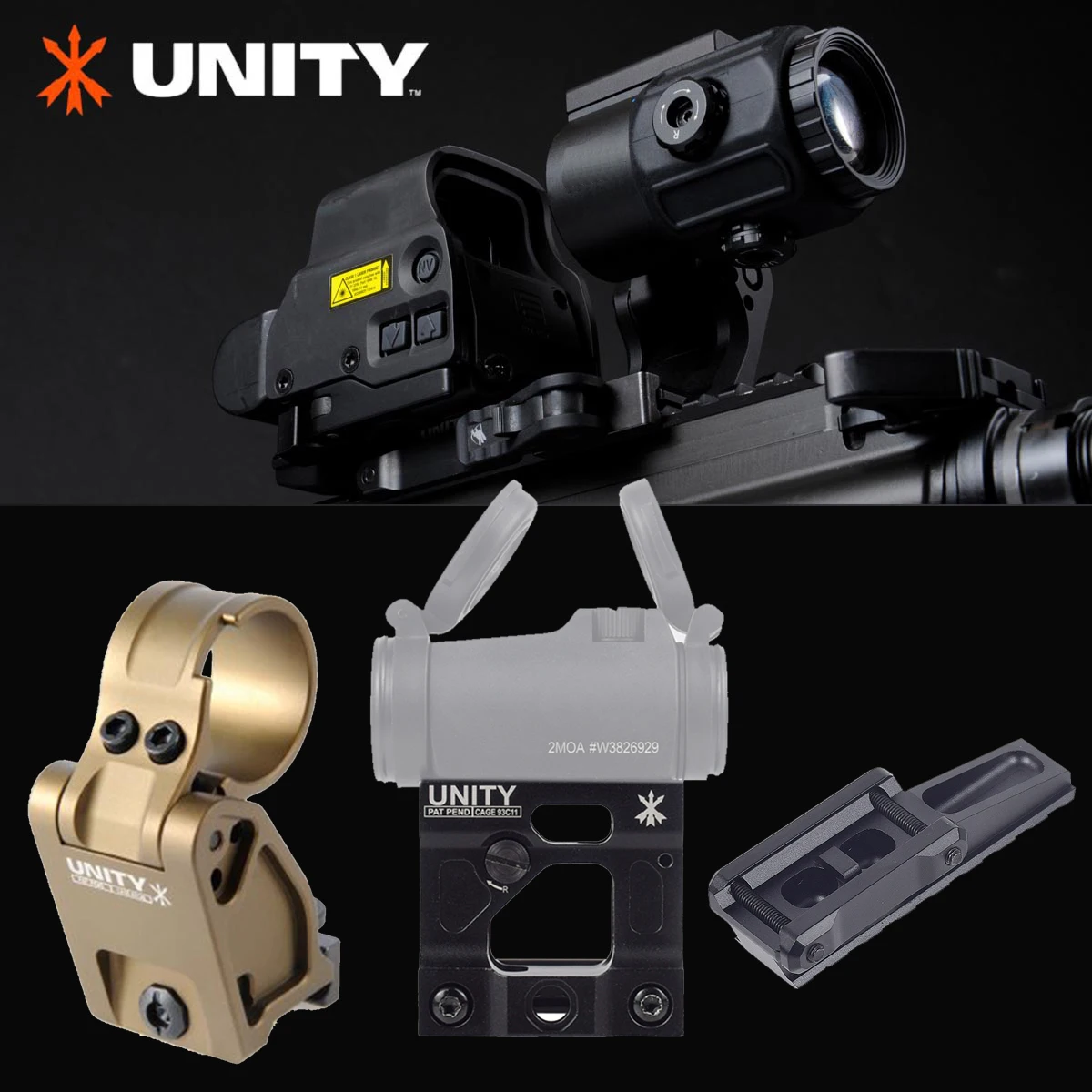 

Tactical UNITY FAST OMNI FTC Magnifier Mount Optic Base G33 G43 G45 2.26" Optical Height T01 T02 551 552 553 558 Scope Mounts