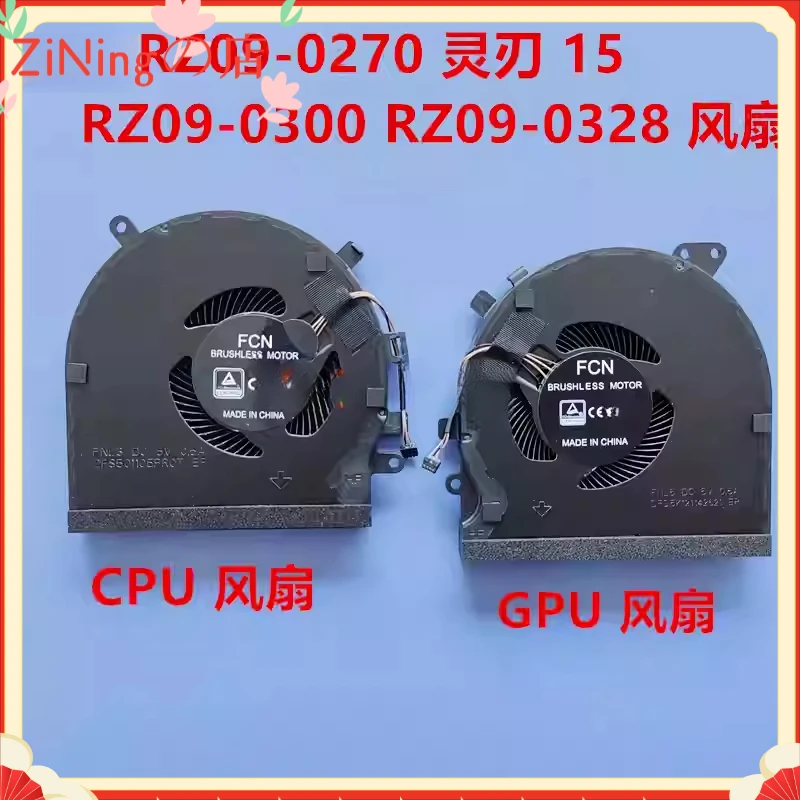   CPU Cooling Fan For Razer/RAZER RZ09-0270 Blade 15 RZ09-0300 RZ09-0328