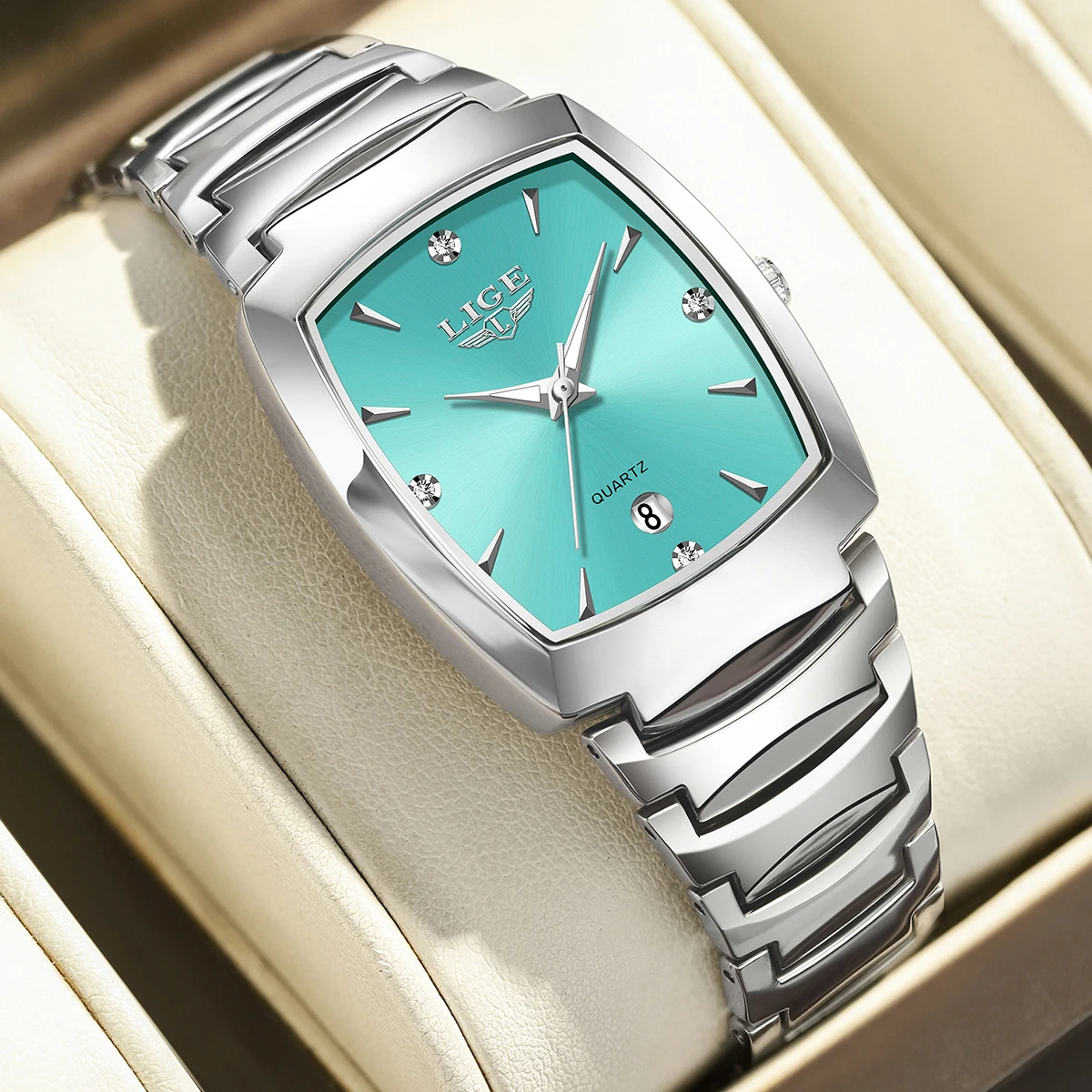 LIGE 2026 Elegant Ladies Watch Fashion Waterproof Date Women Watch Simple Casual Quartz Watches Gift For Women Halloween Gifts