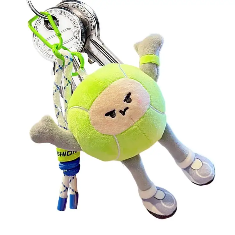 

Бейсбольный брелок для ключей, милые Подвески для ключей, плюшевый спортивный брелок с симпатичными фотоигрушками для семьи, коллег