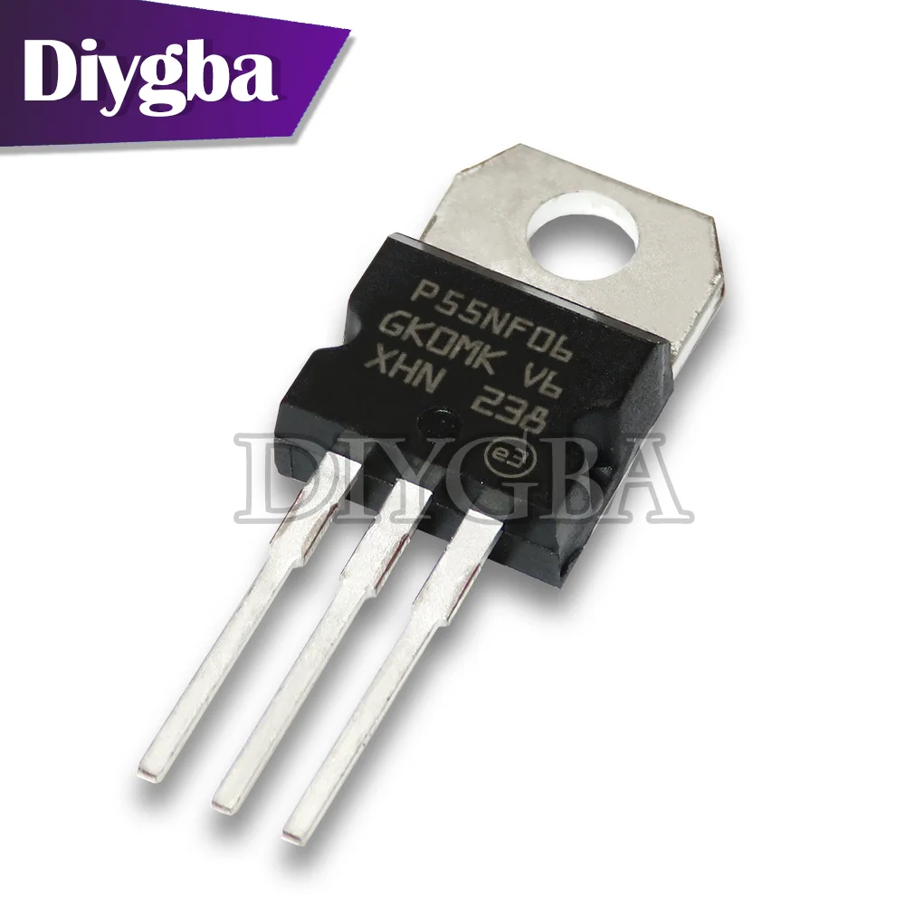 10PCS STP55NF06L STP80NF70 STP75NF75 STP60NF06 STP16NF06 TO-220 integrated circuit DIYGBA