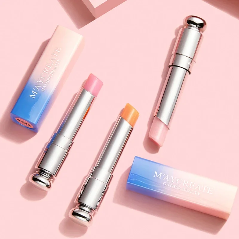 保湿クリスタルゼリーリップスティック,色を変える温度,キュート,ファッショナブル,韓国,美容,化粧品