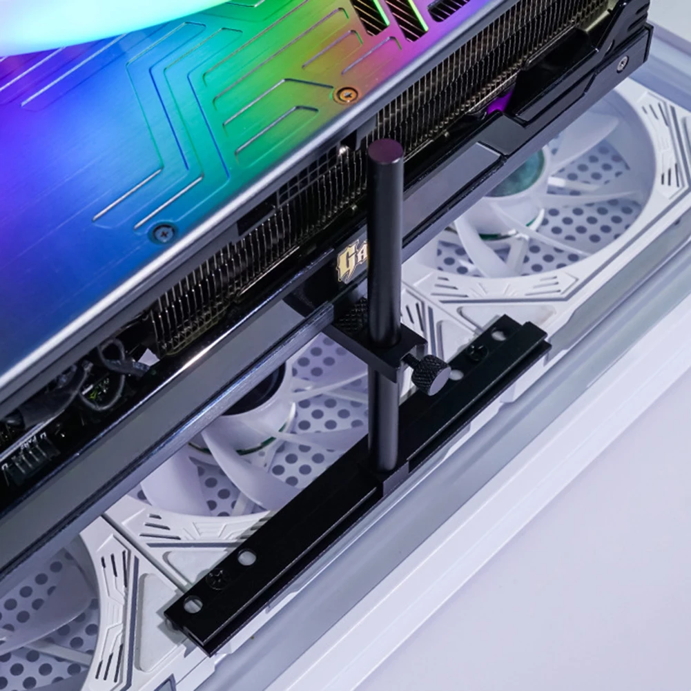 GPU 지원 브래킷 조정 가능한 GPU 브래킷 버팀대 안티 새그 비디오 카드 새그 홀더 브래킷 팬 알루미늄용 GPU 새그 브래킷