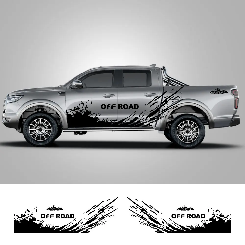 

Pickup Creative Door Side Sticker Car Stickers Decals Graphics Splash Decoration Truck Vinyl Film Decor Covers Auto Accessories