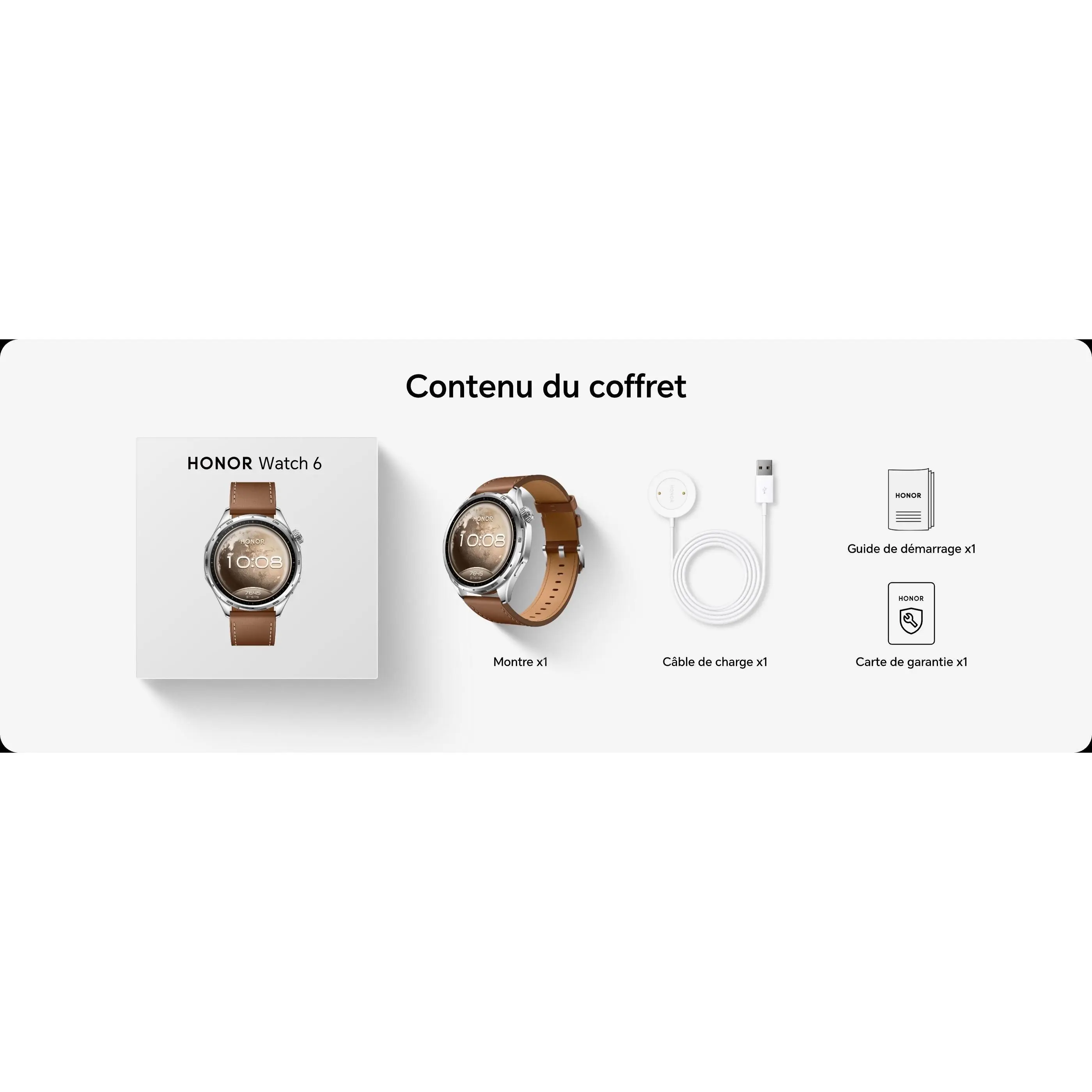 Smartwatch – Reloj inteligente Honor Watch 6, NFC, Batería de 980mAh con 35 días de autonomía, Pantalla AMOLED de 1.46″ , GPS de doble banda y 6 satélites, 120+ modos deportivos, Resistencia 5ATM + IP69, Compatible con iOS y Android 5
