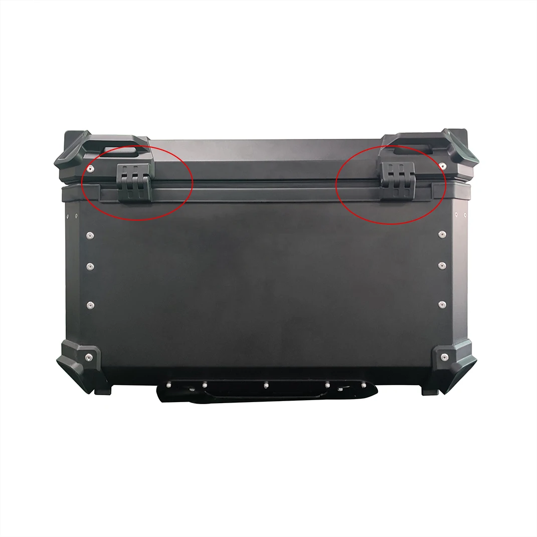 Aluminum alloy aluminum box can be inlaid with copper screws nylon hinges motorcycle electric vehicle trunk hinges