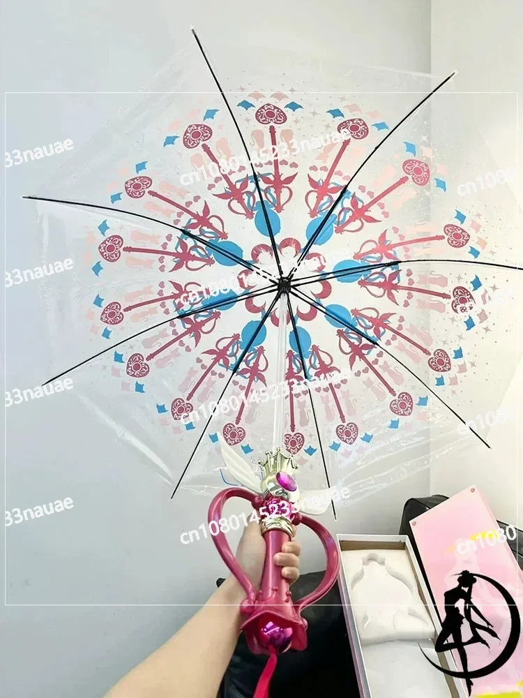 Pretty Girl Warrior Umbrella Cardcaptor Sakura Fairy Magic Wand Balala Transformation Stick Sunny Umbrella