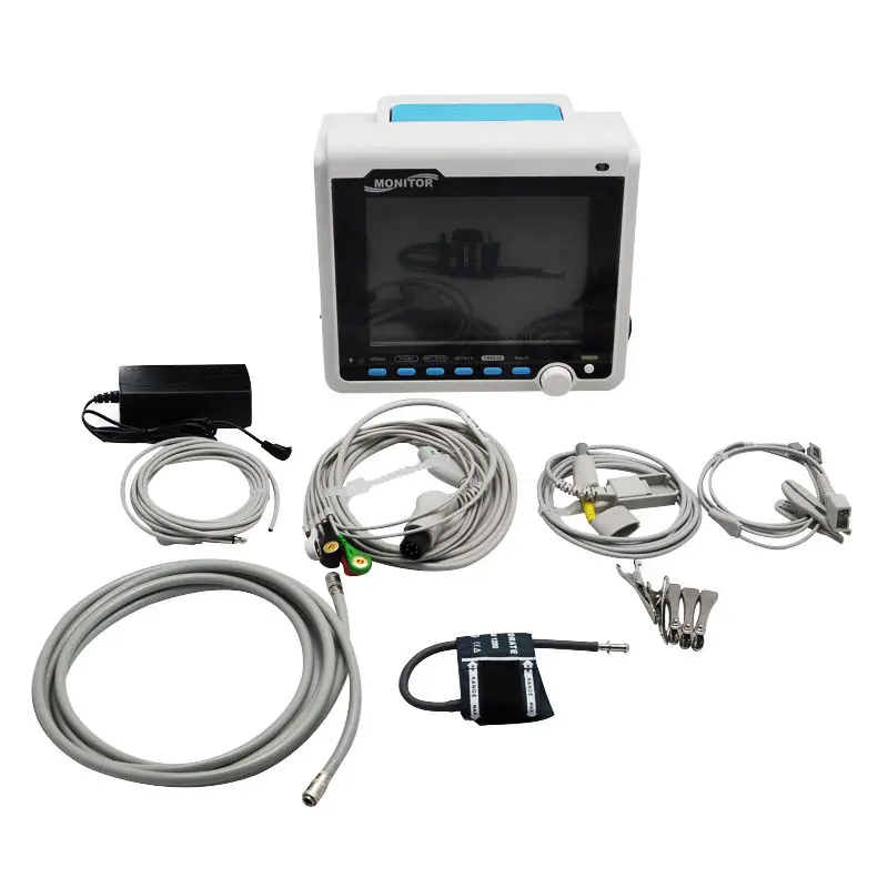 Veterinary Capnograph Vital Sign ETCO2 Sensor Animal Multiparameter Monitor