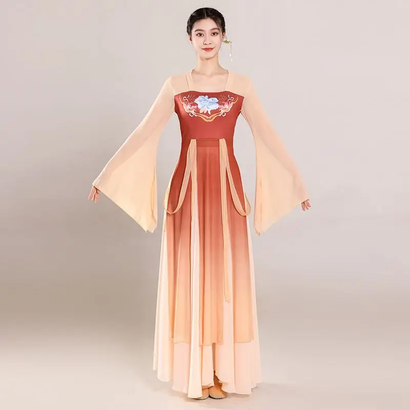 الرقص الكلاسيكي ملابس الرقص الكلاسيكي الإناث أنيقة الجنية العرقية نمط الجسم قافية الصدر أداء الملابس