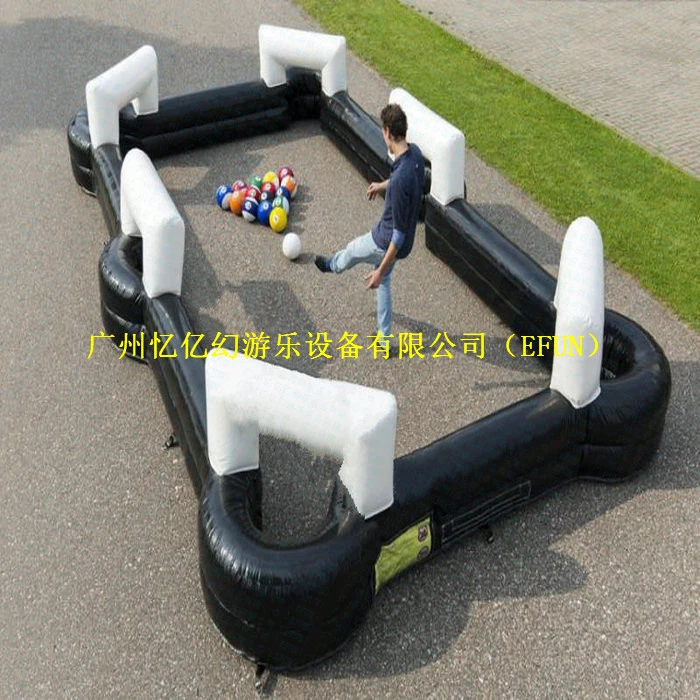 

Pvc Snook Ball Soccer Pool Table Inflatable Snookball Billiard Football Table For Rental