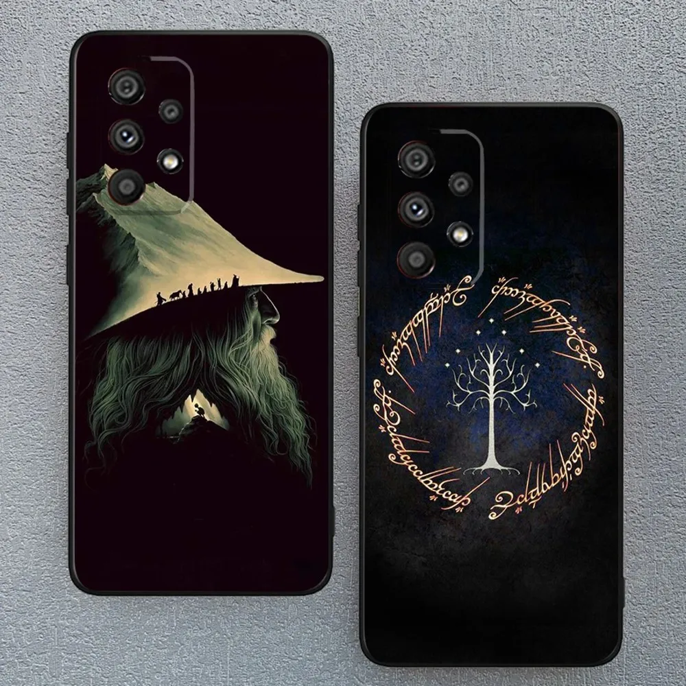 Movie The L-Lord of the R-Rings Phone Case For Samsung Galaxy A13,A21s,A22,A31,A32,A52,A53,A71,A80,A91 Soft Black Phone Cover