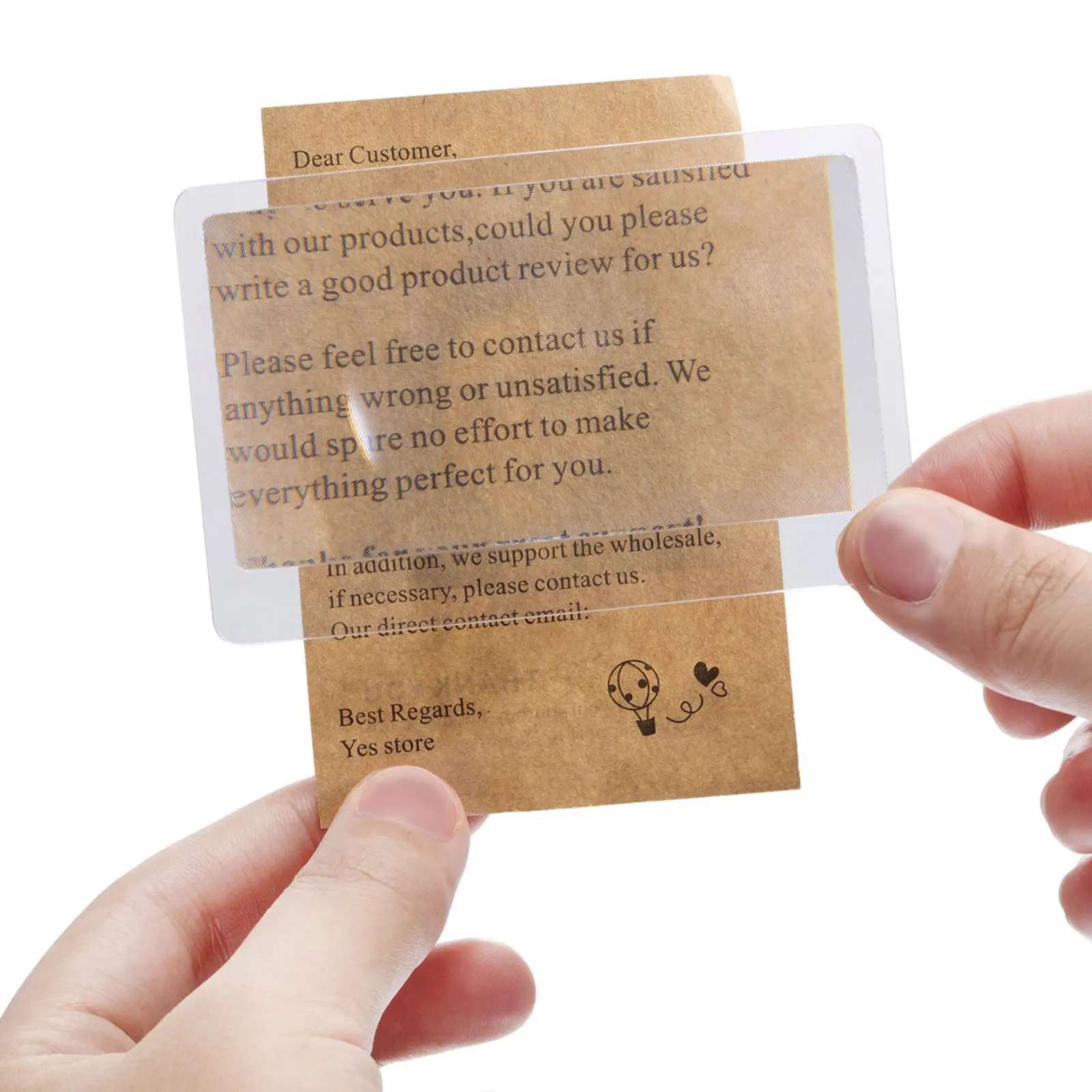 

20pcs Credit Card Magnifier Sheets 3X Magnifying Lens For Reading Books Newspapers Menus Lightweight Full Page Magnifier Tool