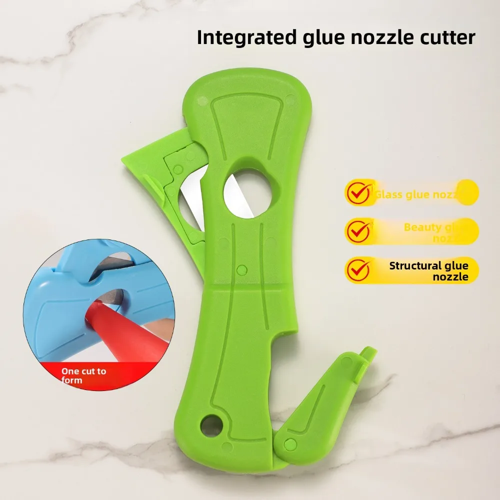 

1PC Heavy-Duty Manual Glue Nozzle Trimmer & Cutter - All-in-One Adjustable Adhesive Tip Cutter with Blade, Portable DIY Plastic