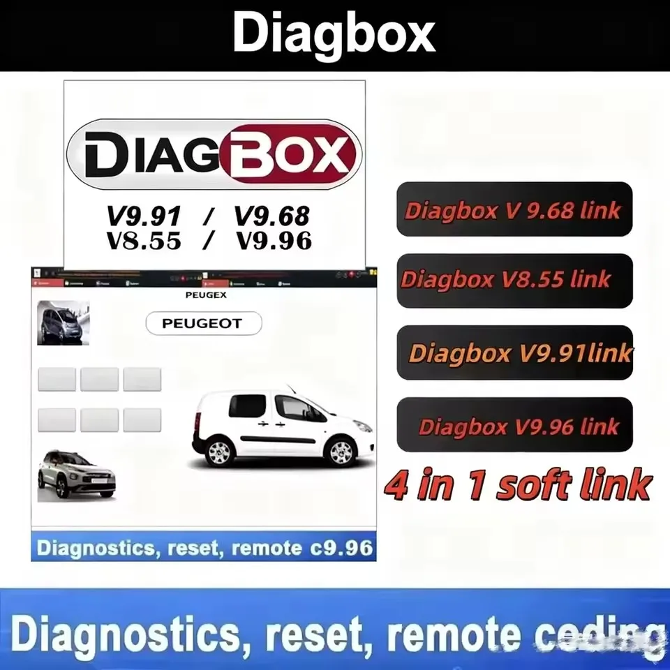 

Nuevo Lexia3 Diagbox V8.55 V9.91 V9.68 V9.96 Diagnóstico V7.83 PP2000 V48/V25 para Citroen/Peugeot herramienta de diagnóstico de