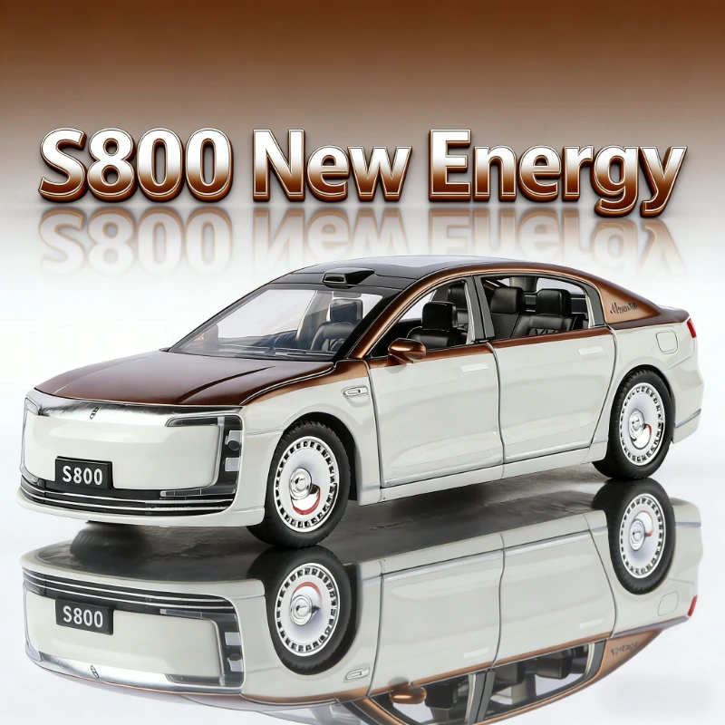 

1:32 S800 New Energy Роскошная модель автомобиля игрушка литье под давлением сплава серии детская игрушка на день рождения подарок