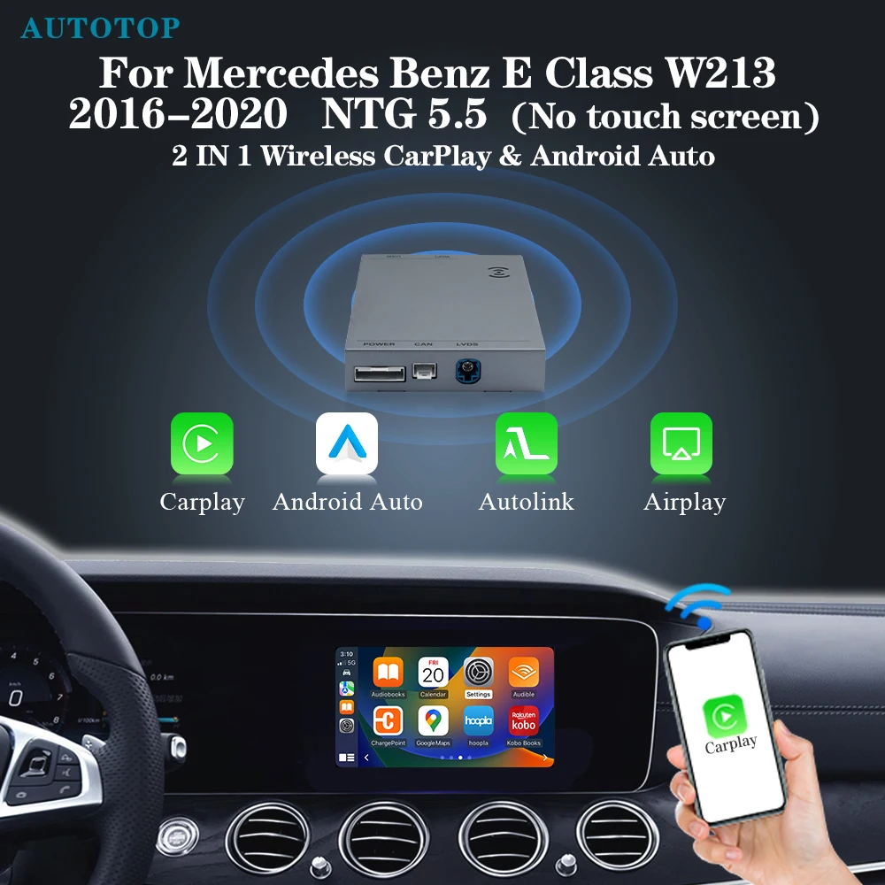 AUTOTOP Drahtloser CarPlay Android Adapter Box für Mercedes-Benz E-Klasse W213 NTG 5.5 – Eine detaillierte Prüfung mit echten Erfahrungen