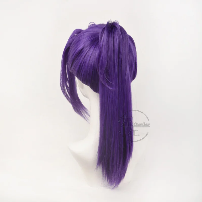 Rivals Cosplay Psylocke Wigs Women 60cm Long Hair Psylocke Cosplay Costume Heat Resistant Synthetic Hair Party+Wig Cap