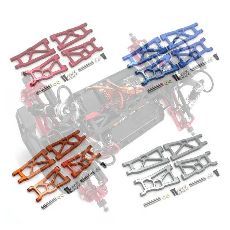 ZD Racing DBX-10 1/10 RC coche de control remoto piezas de metal brazos oscilantes delanteros y traseros
