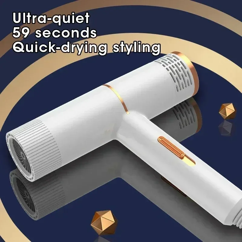 Strong Wind Professional Hair Dryer For Salon Use Hot and Cold Air Negative Ionic Electric Blower Hammer Dryer