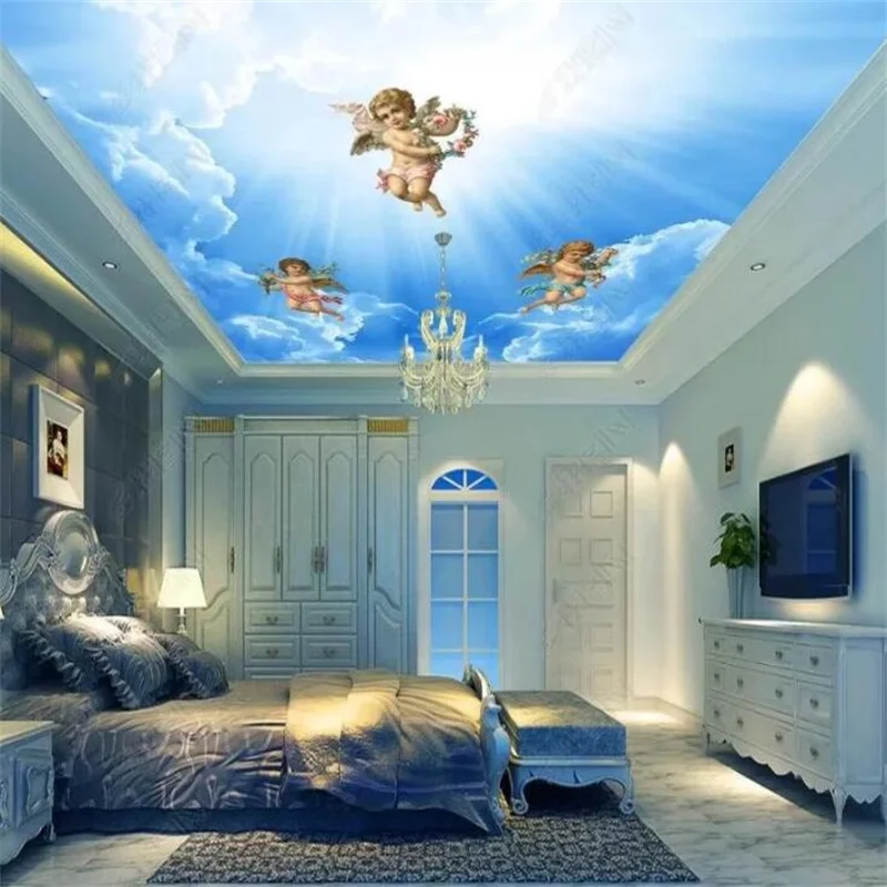 wellyu Custom wallpaper 3d photo muralS European characters God\'s gospel oil painting Zenith mural wallpaper living room mural