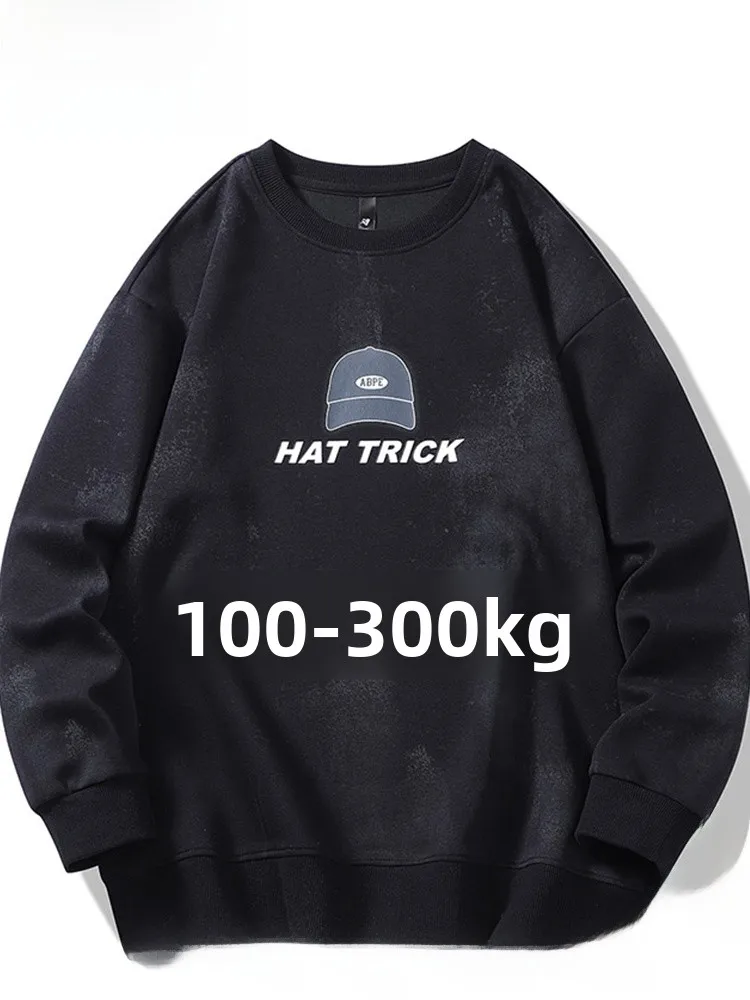 

Loose Fit round Ne Long Sve Men's Hoodie Casual Comfortable Breathable Streetwear Sle Printed Polyester Cotton Blend