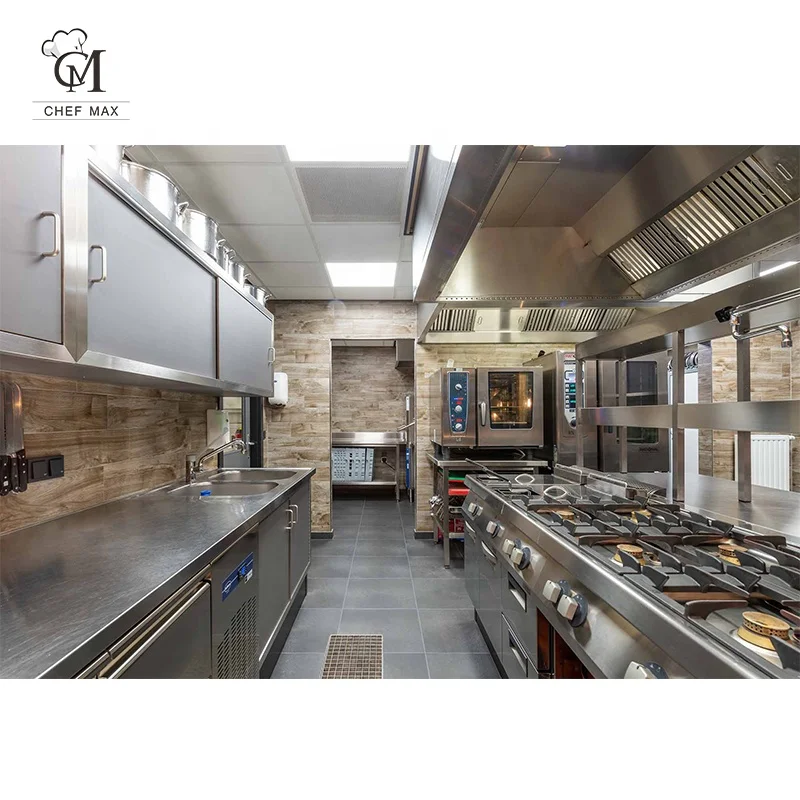 

Stainless Steel Commercial Kitchen Equipment Price Machinery Kitchen For Restaurant