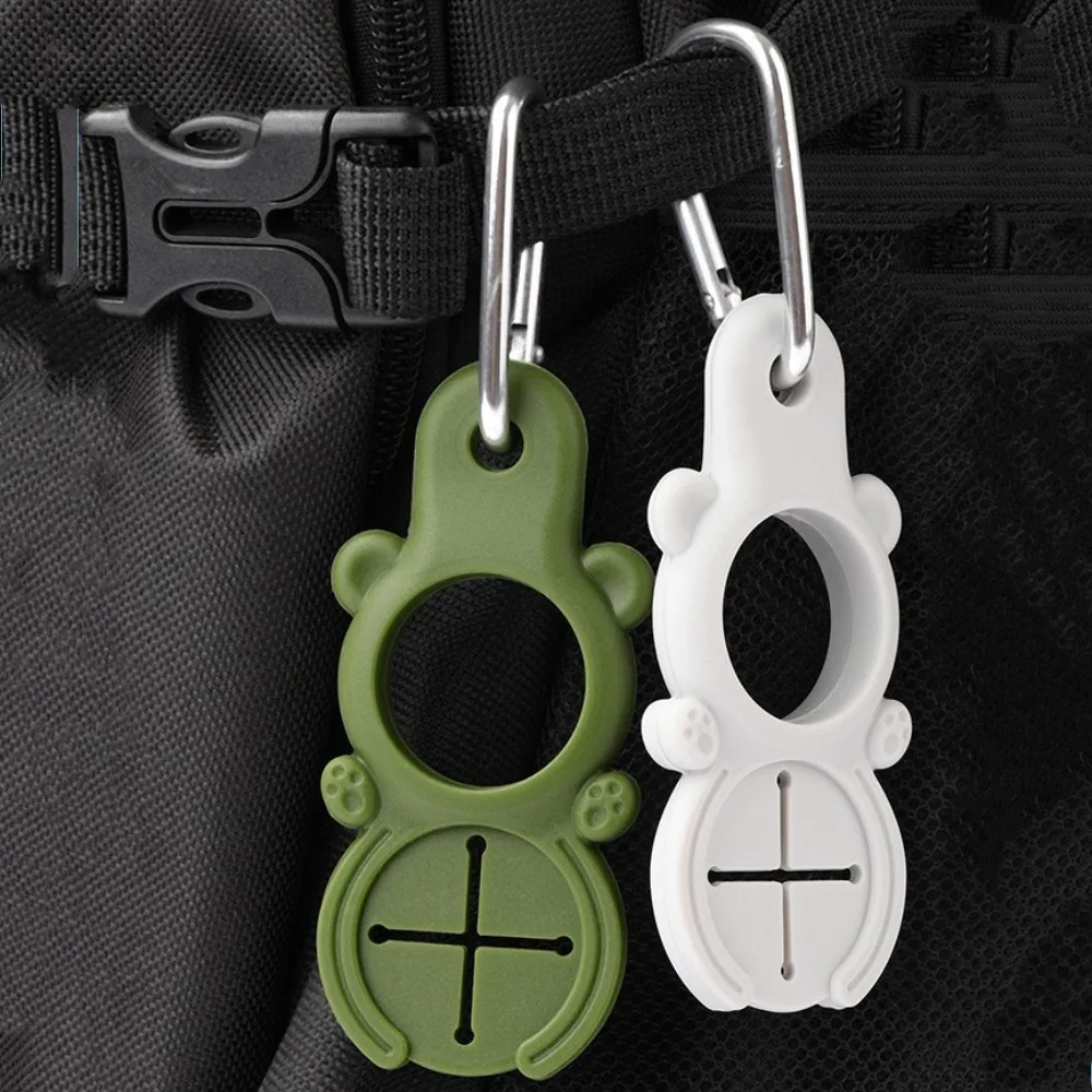 Food Grade Silicone Sports Kettle Buckle Carabiner Tight Enough Free Hands Quick Release Carabiner Multifunctional Not Slip Out