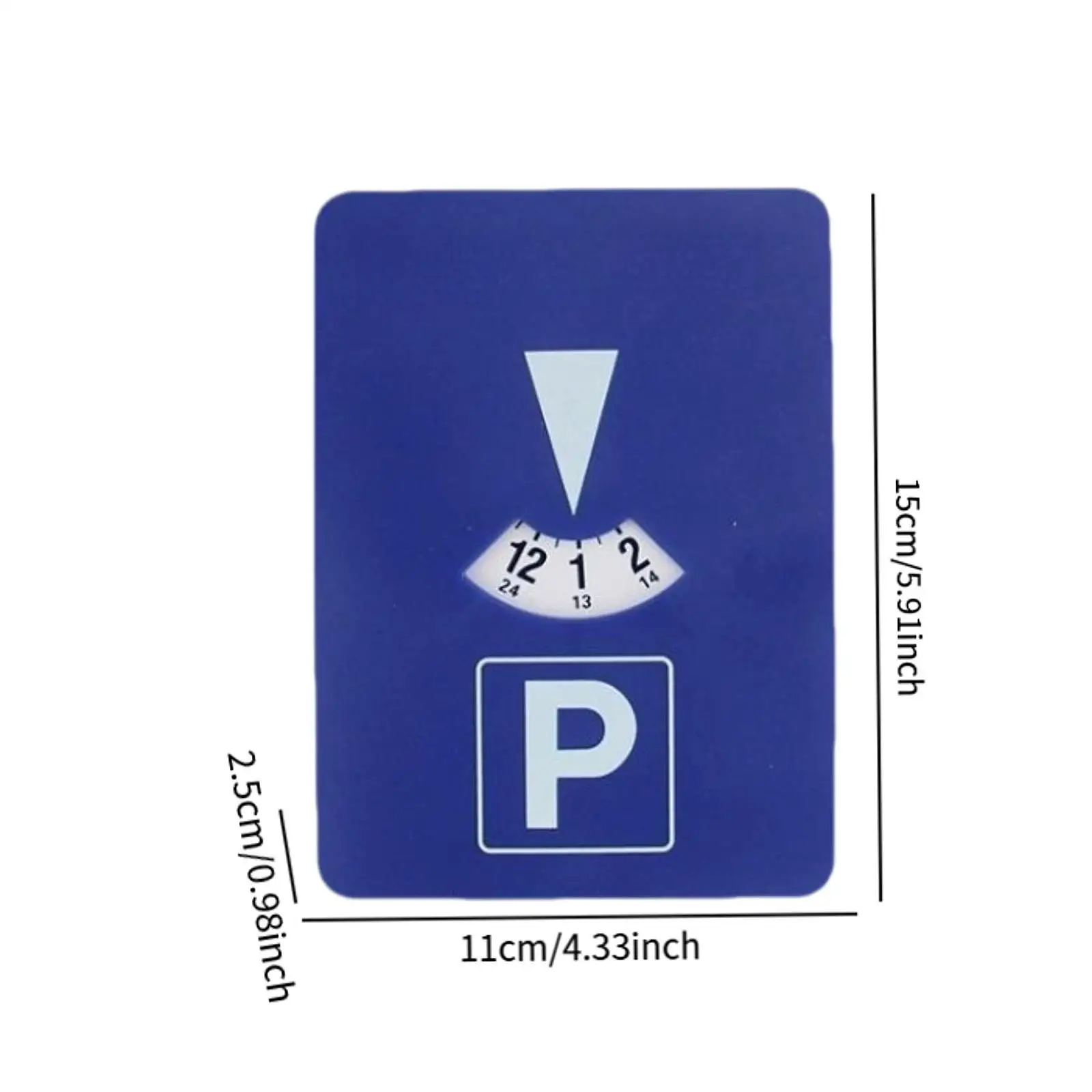 

Compact Car Parking Disc Digital Timer Device Simple Plastic Parking Clock Versatile Automotive Accessory for Vehicle