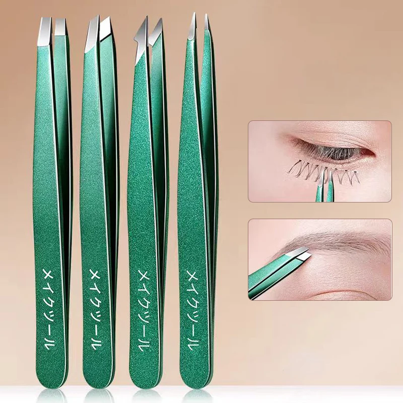 

High-quality eyebrow pliers, home beauty tools, eyebrow tweezers, stainless steel hair removal clips, fine hair extractor tools